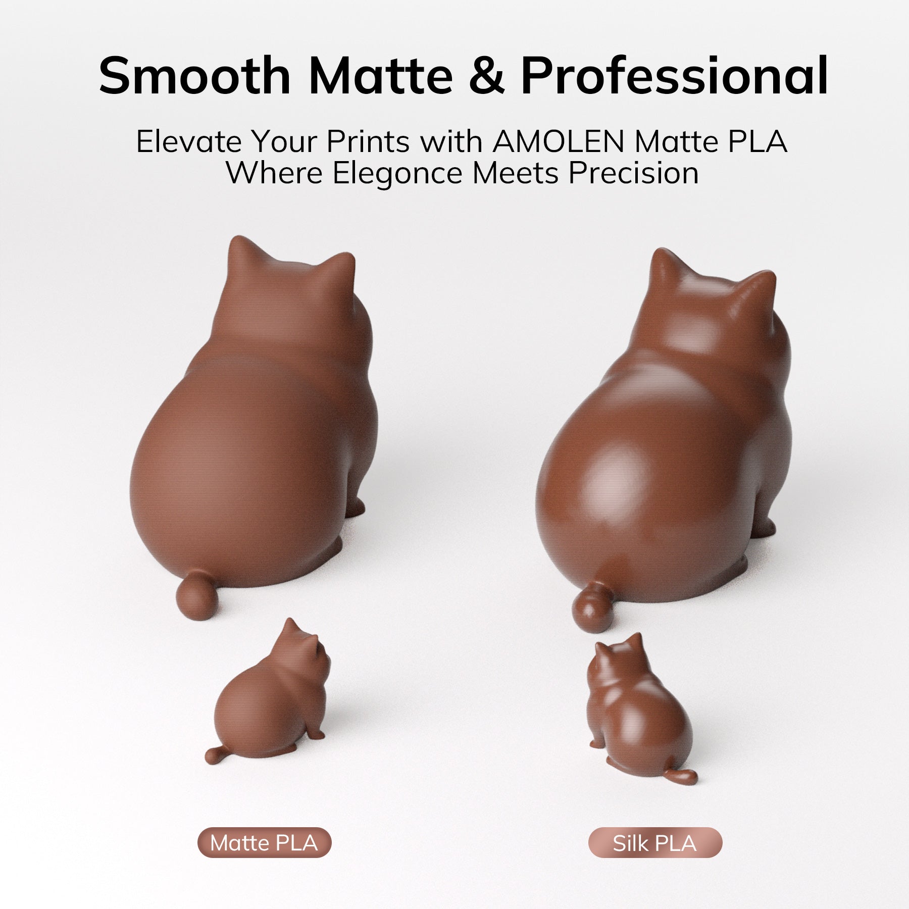 PLA Matte Basic 1.75mm, 1KG/2.2LB