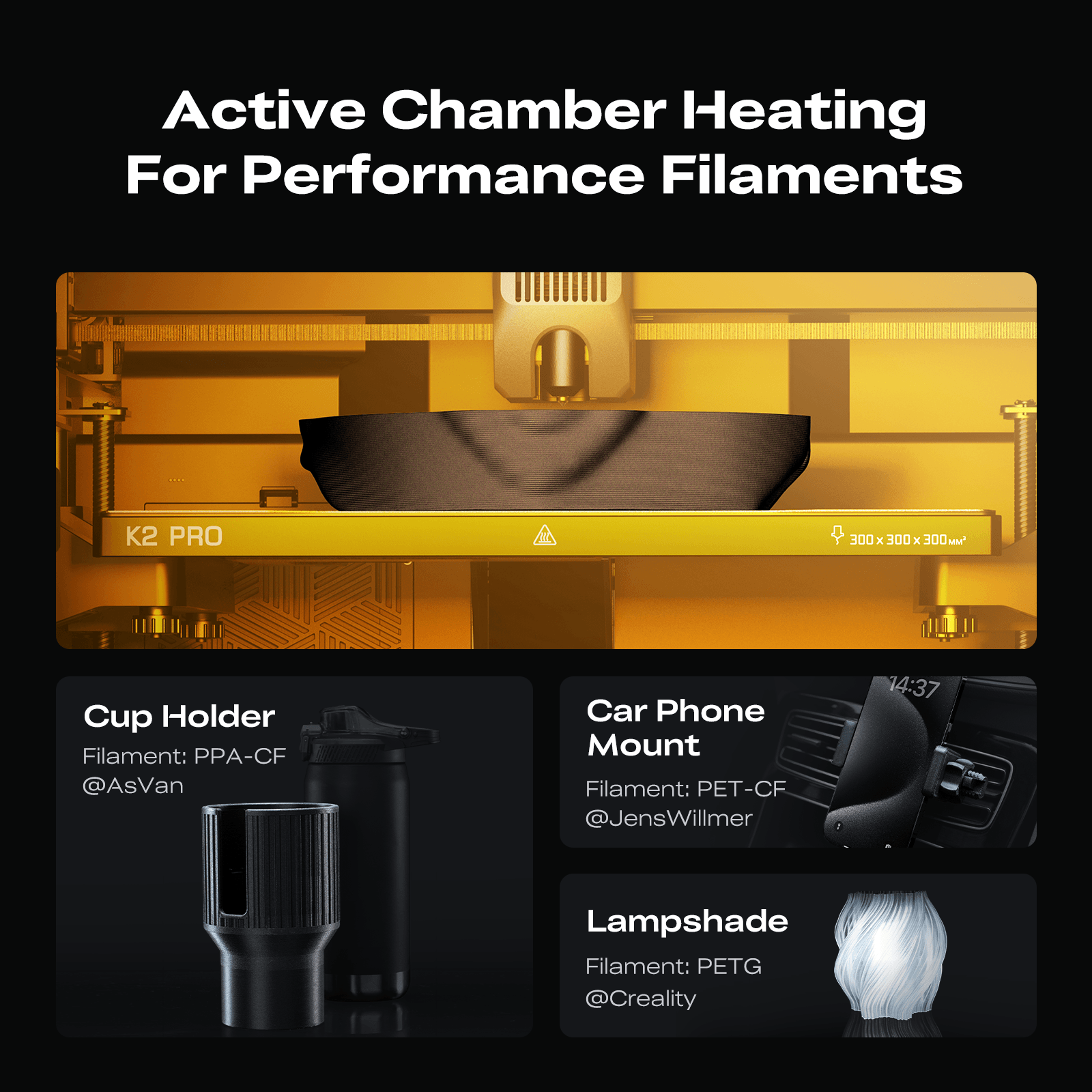 K2 Pro/Combo 3D Printer