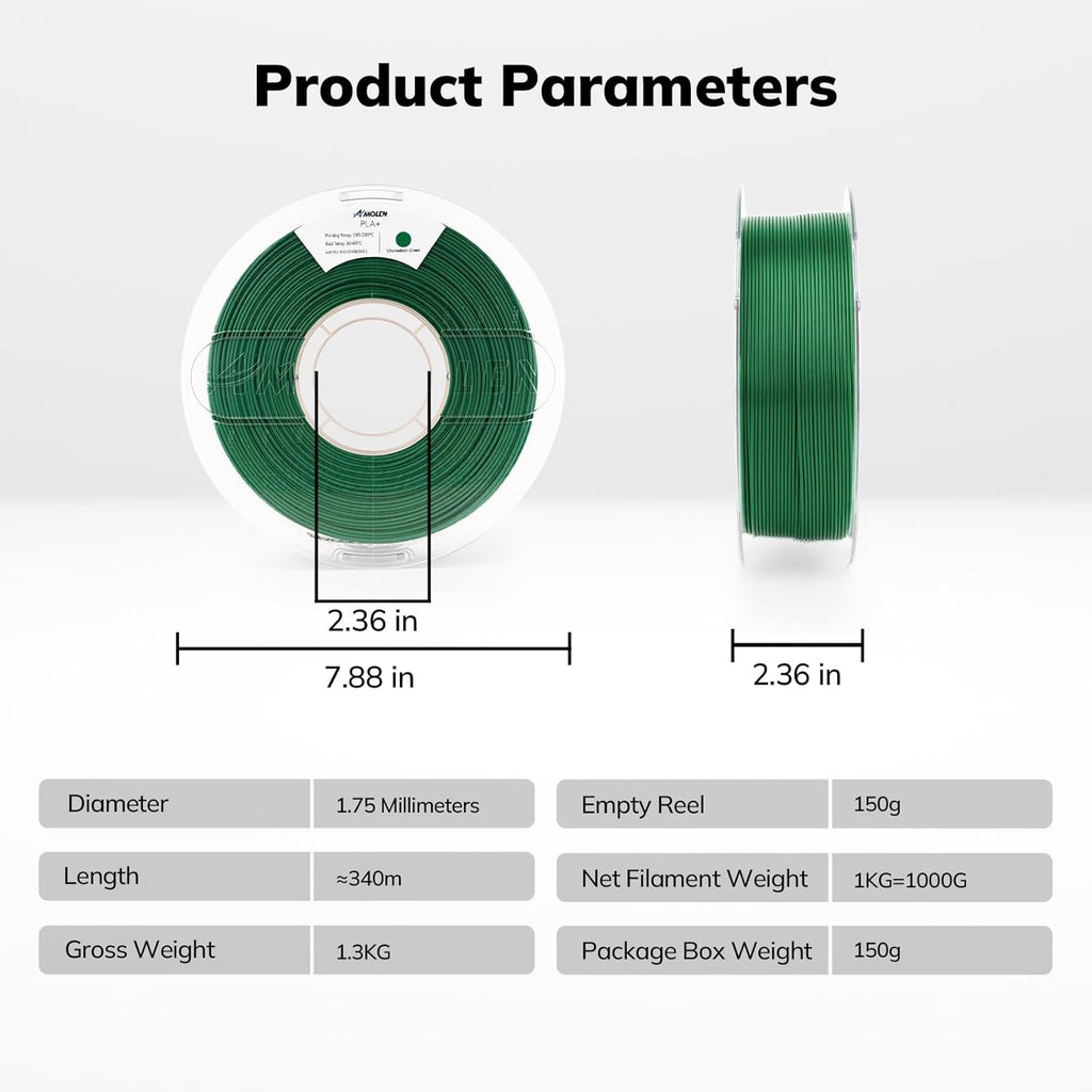 PLA+ High Speed 1.75mm, 1KG/2.2LB