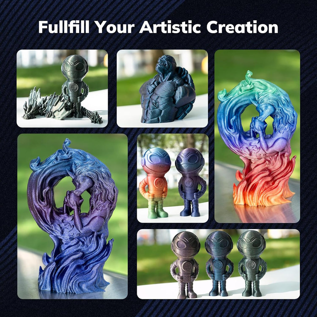 PLA Galaxy / Sparkle & Shiny 1.75mm, 1KG/2.2LB