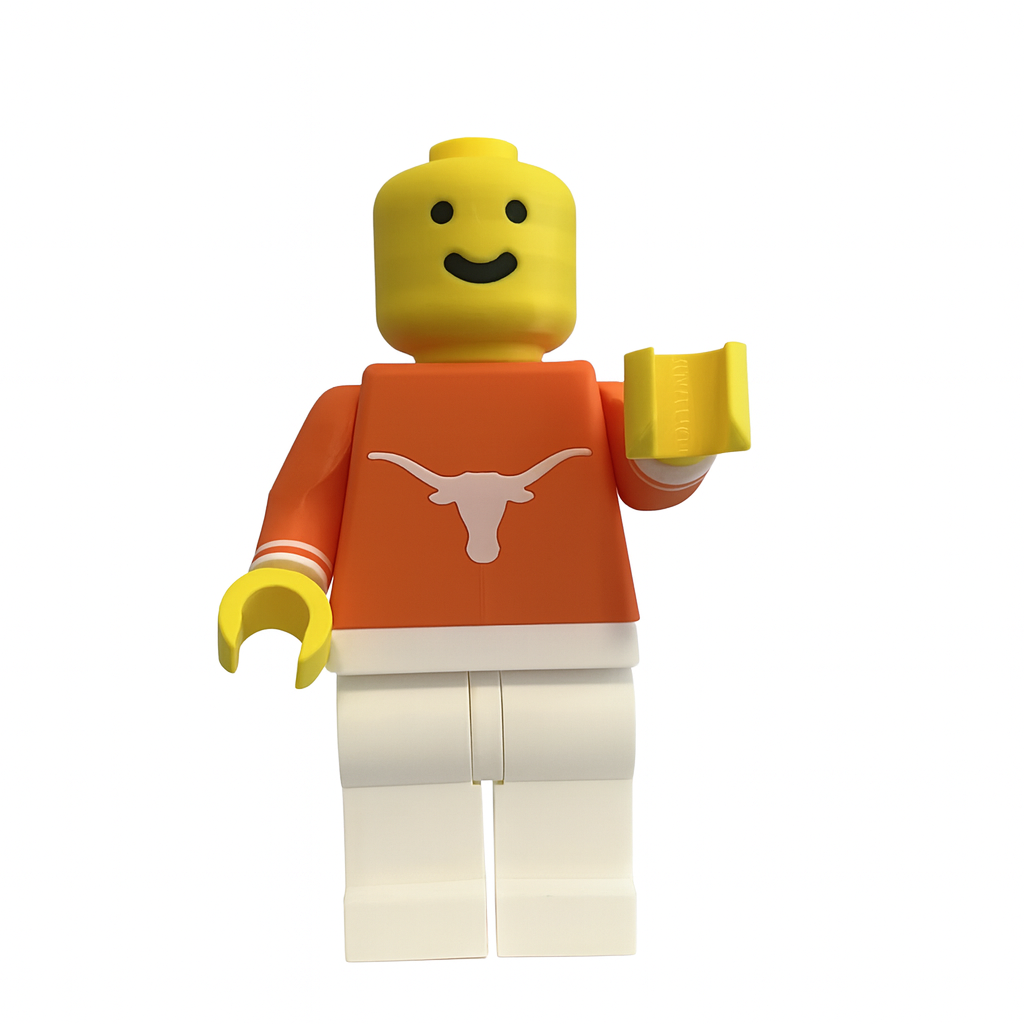 8" Block Brickman – Texas Longhorns