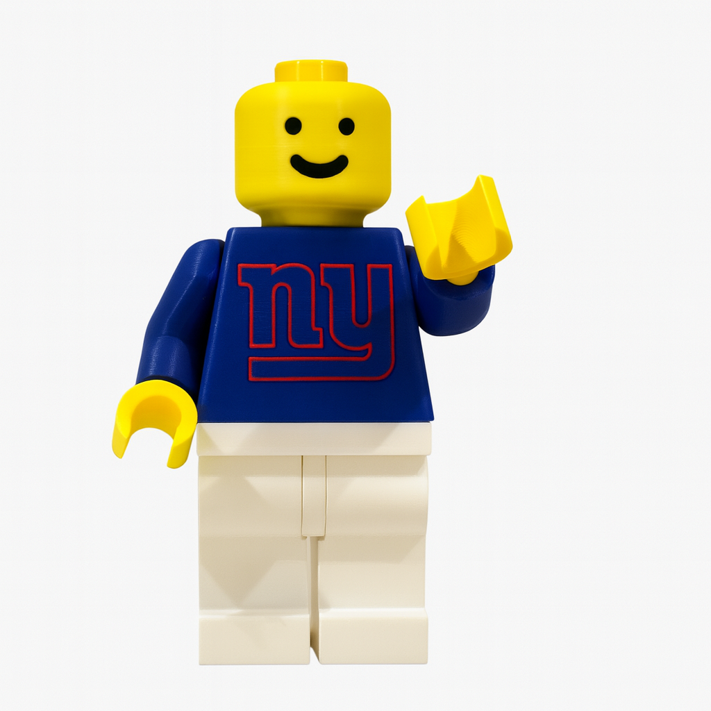 8" Block Brickman – New York Giants Edition
