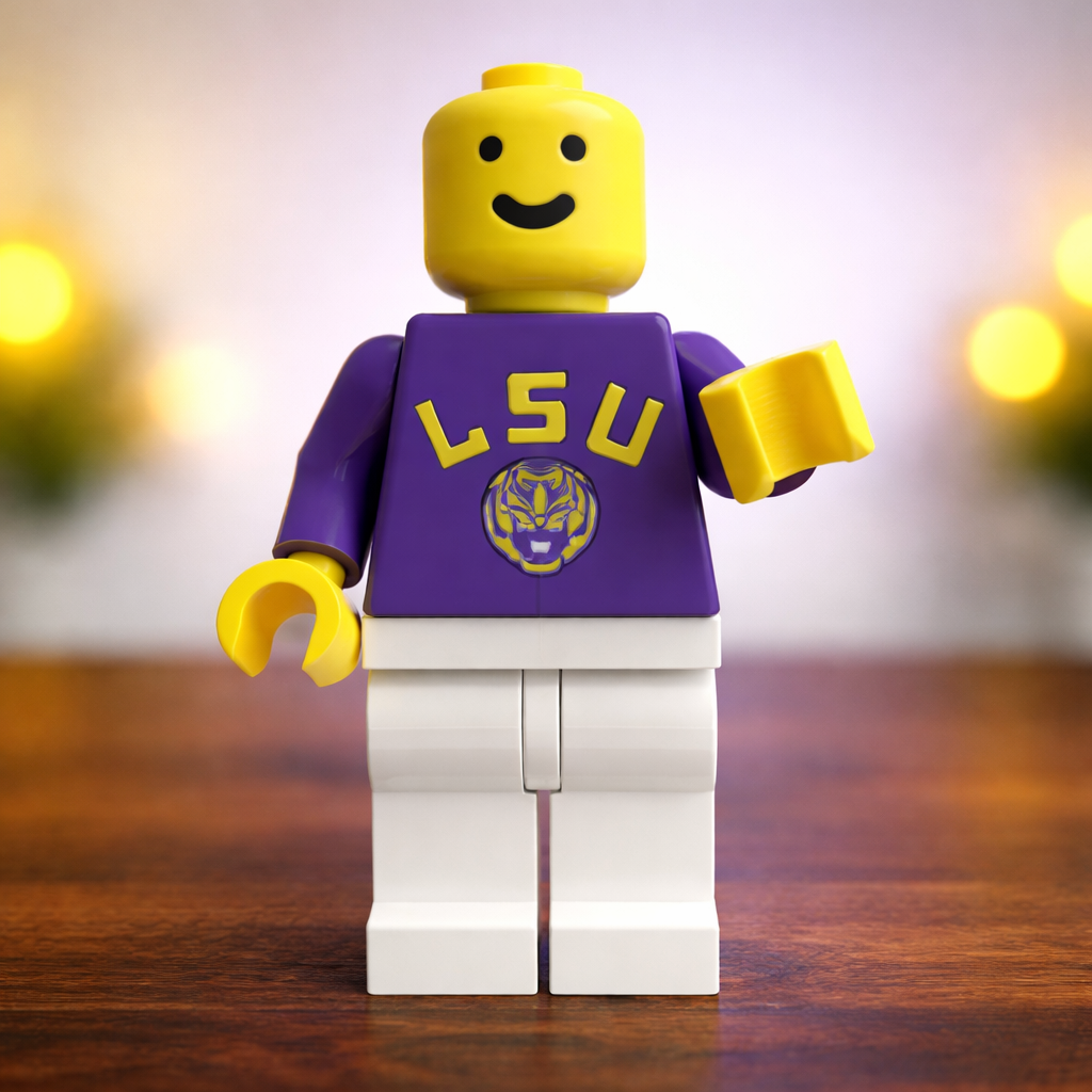 8" Block Brickman – LSU
